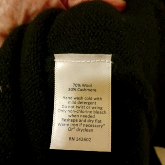 Sail To Sable Wool Cashmere Sweater Dress Zipper - Picture 5 of 12